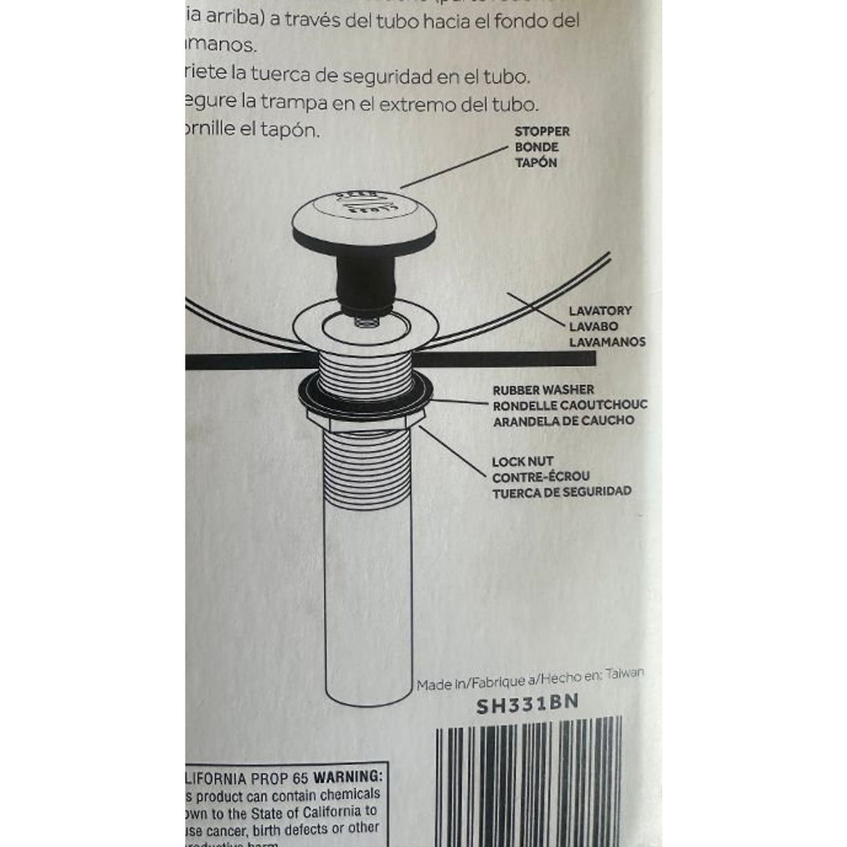 Mushroom Pop-Up Straight Tub Drain with 1-1/2" x 6" Tailpiece - Brushed Nickel