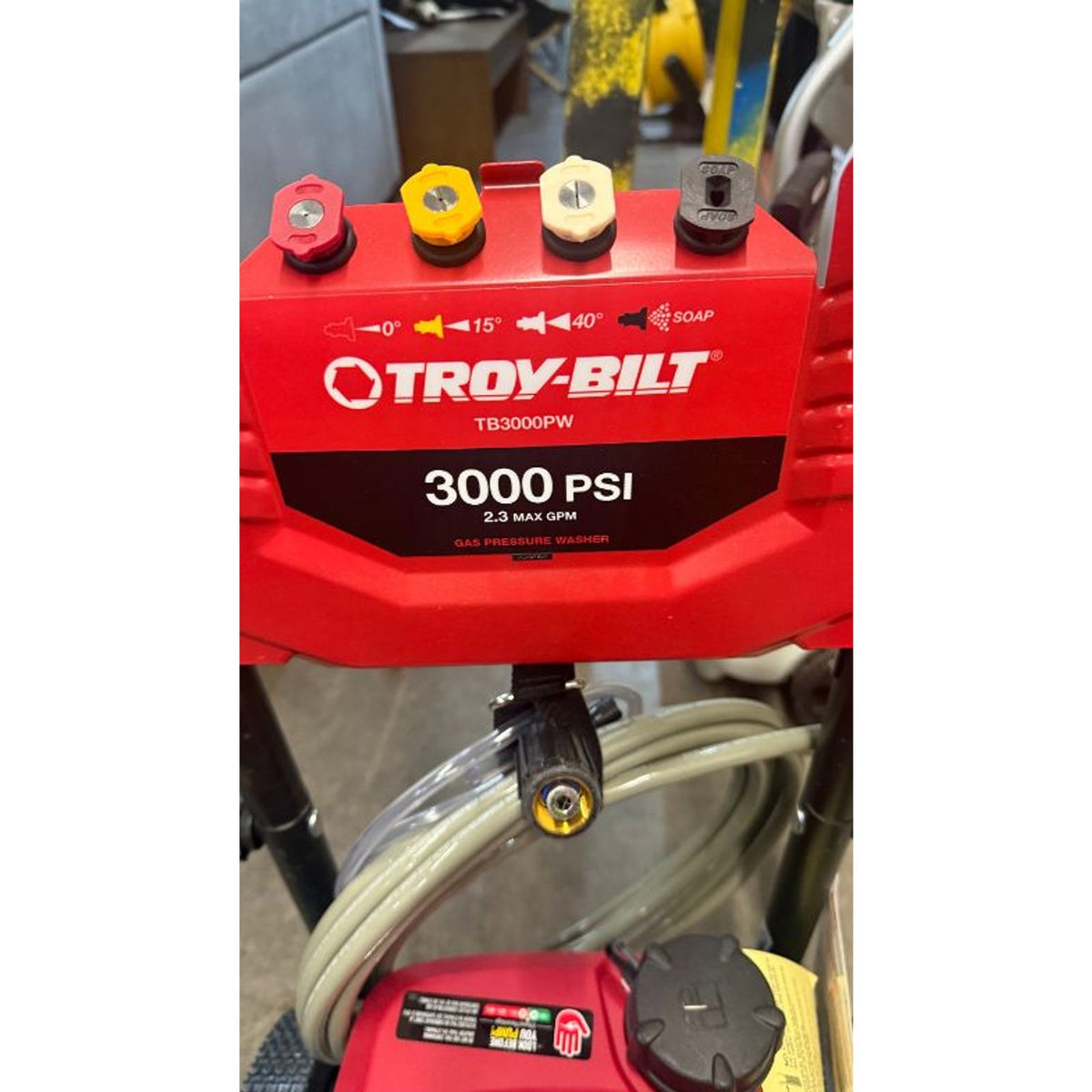 Honda Powered / Troy-Bilt 3000 PSI at 2.3 GPM Cold Water Gas Pressure Washer