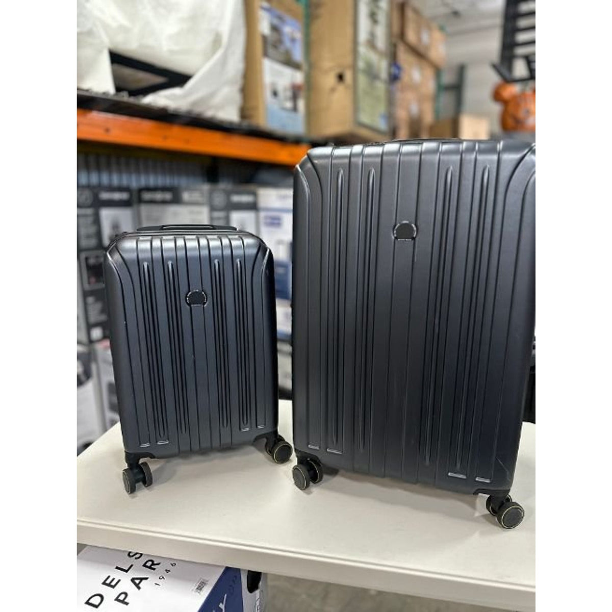 Brand New In Box Delsey Paris Accelerate 2-piece Hardside Spinner Luggage Set