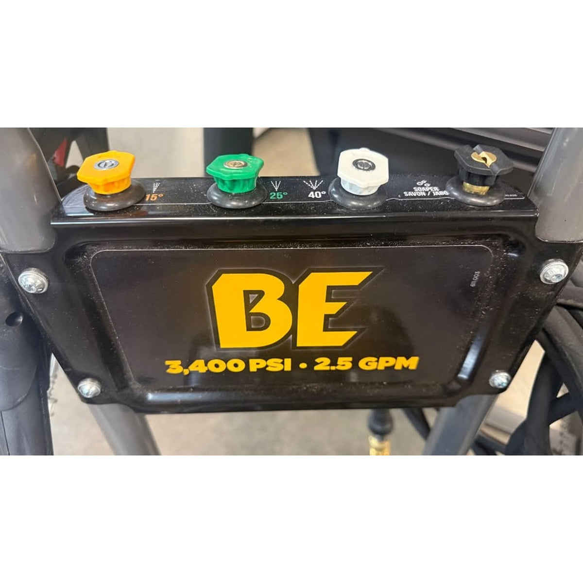 BE Power 3400 PSI 2.4 GPM Gas Pressure Washer