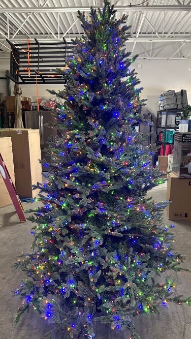 7.5' Pre-lit Radiant Micro LED Artificial Christmas Tree