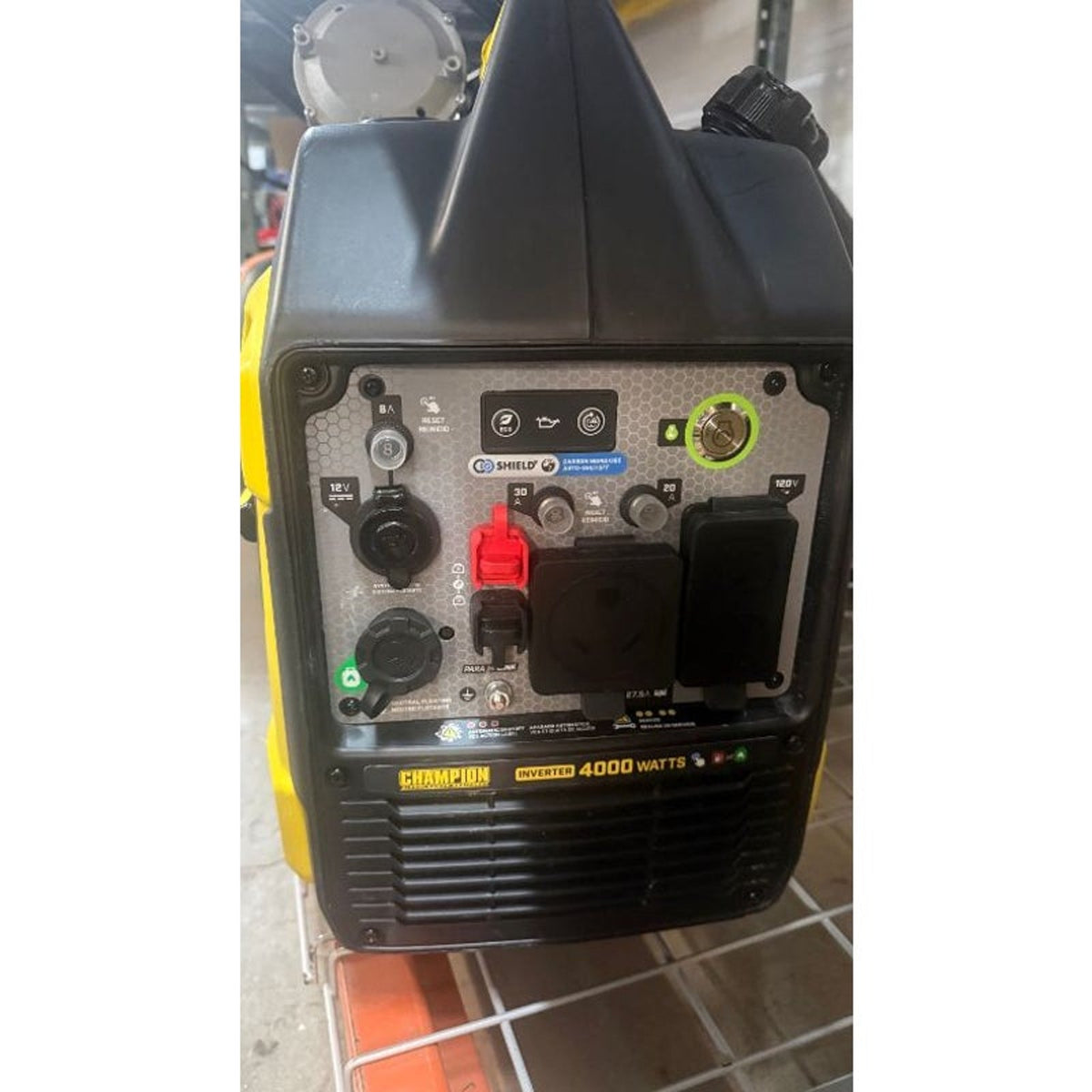 Champion 4000W Starting / 3300W Running Electric Start Dual Fuel RV Ready Inverter Generator