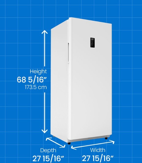 Danby 14.0 cu. ft. Frost Free Convertible Upright Freezer in White