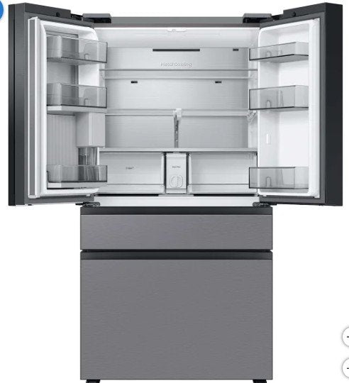 Samsung 29 cu. ft. Bespoke 4-Door French Door Smart Refrigerator with Beverage Center