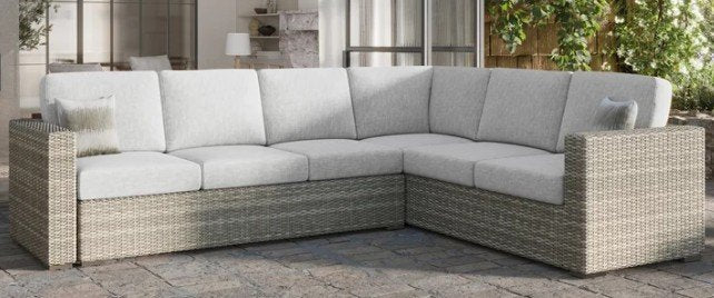 Thomasville Dillard 3-piece Convertible Outdoor Patio Sectional
