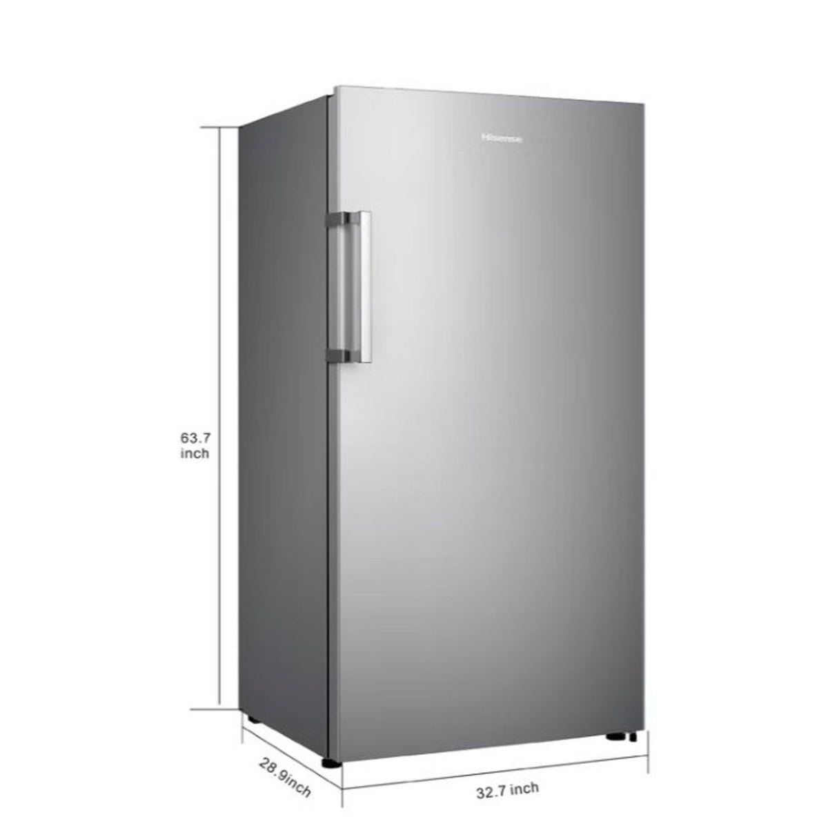 Hisense 17 cu. ft. Garage Ready Frost Free Convertible Upright Freezer with Seal Break Handle