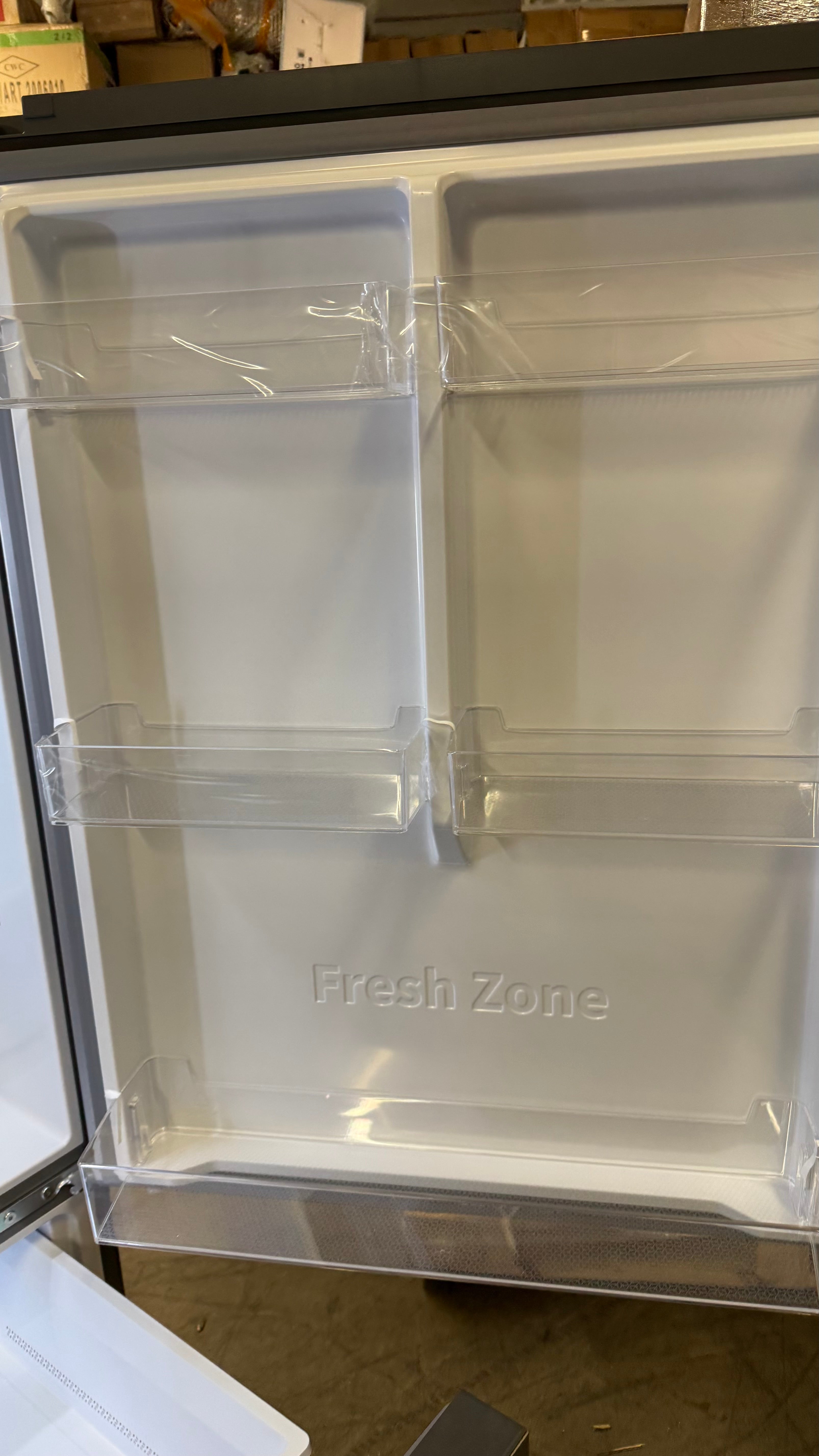 Mora 22.3 Cu.Ft Bottom Freezer Refrigerator with Installed Ice Makers