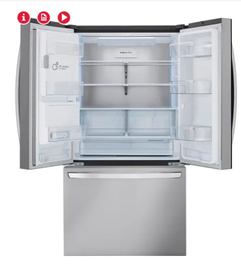 LG 31 cu. ft. Standard Depth MAX French Door Refrigerator with Dual Ice Maker