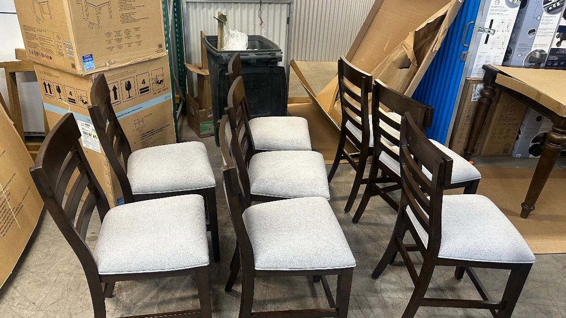 Concord Counter Height Dining Table and 8 Chairs