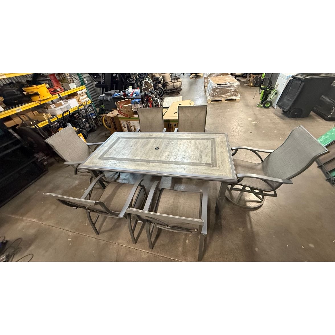 Sunvilla Hayden 7-Piece Sling Dining Set