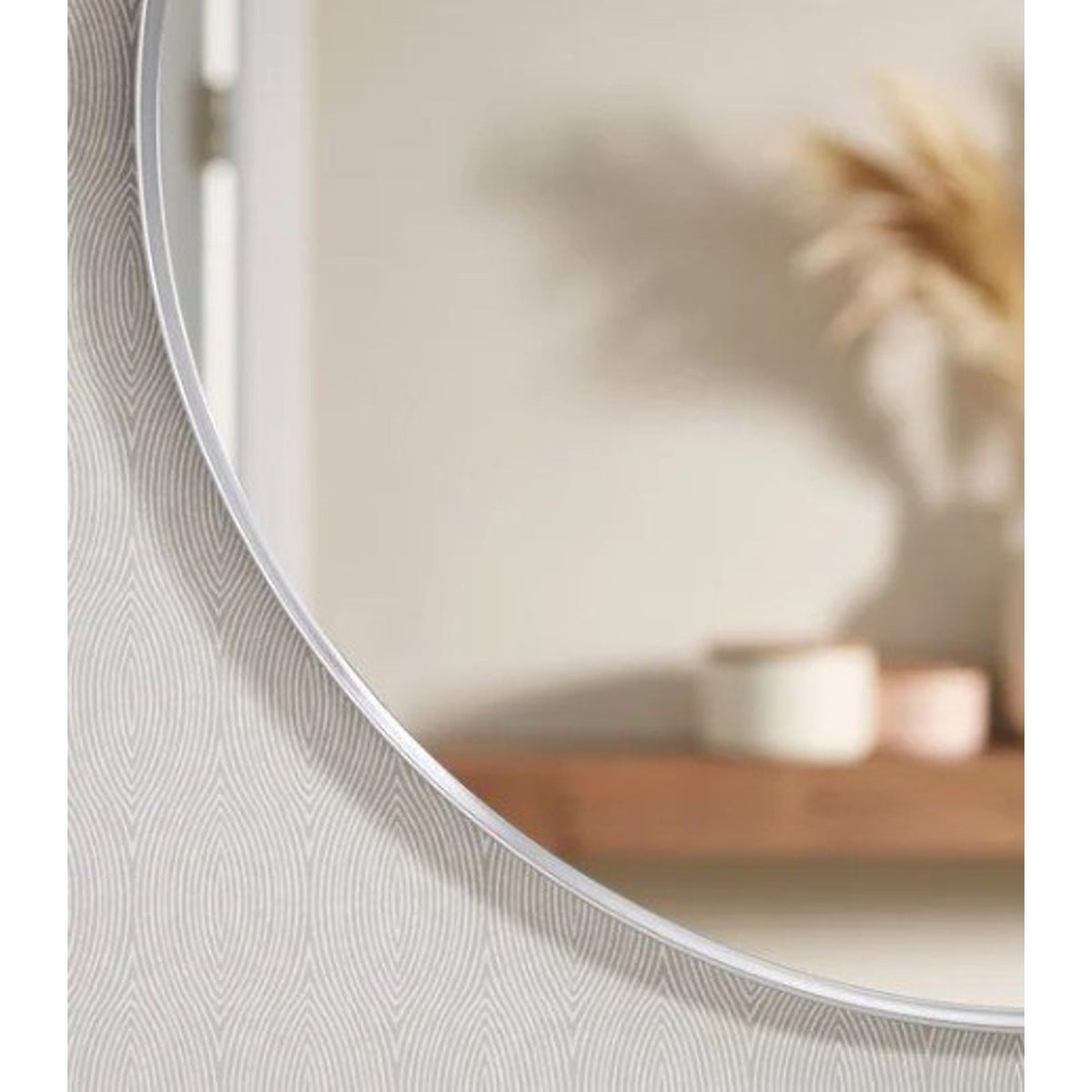 Kohler Orime 28" Round Framed Mirror Chrome