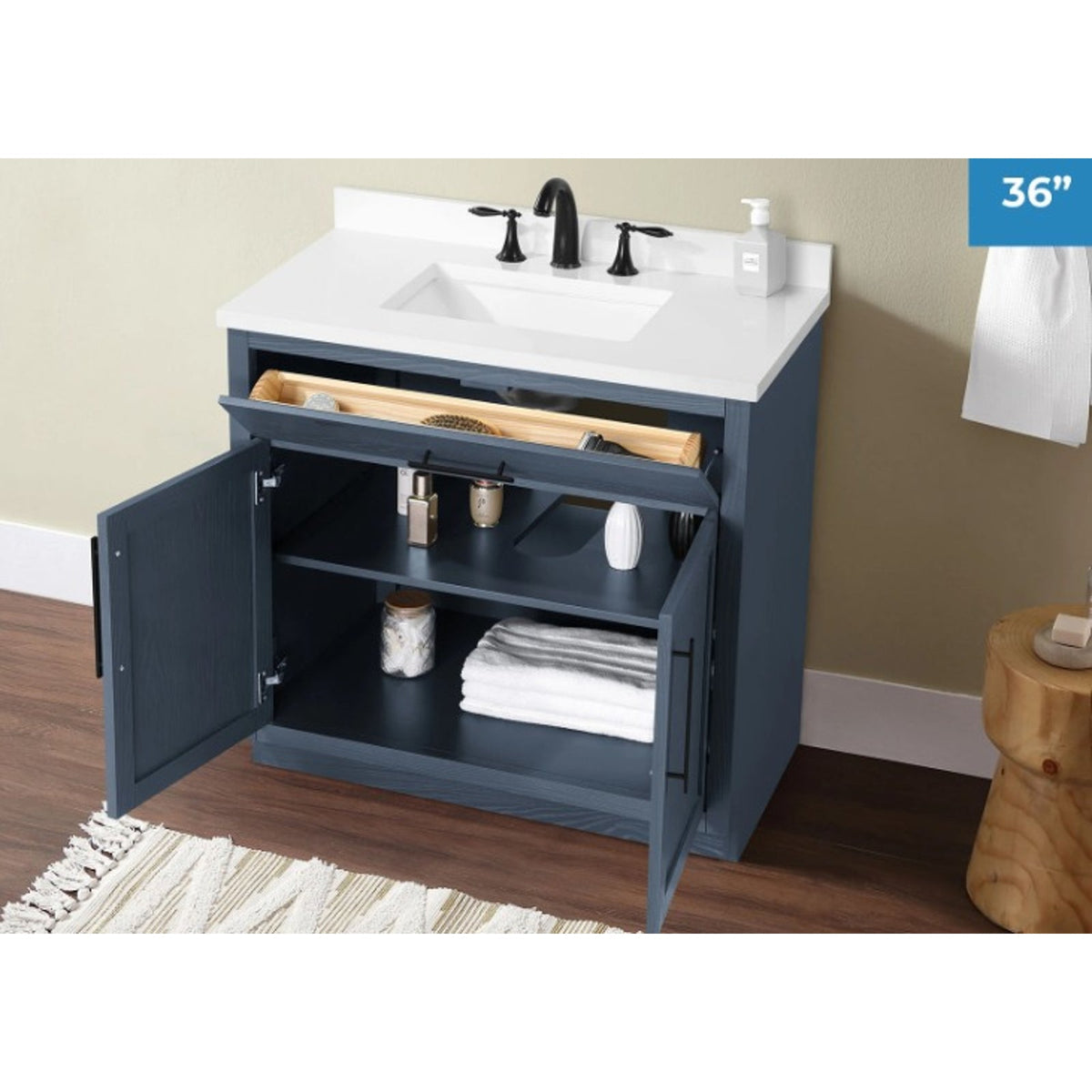 OVE Decors 36" Bath Vanity Cabinet Only