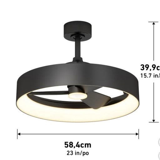 Artika Austin 23" LED Fandelier