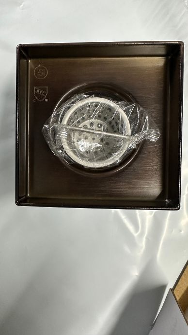 Brushed SS Square Shower drain-4"*4"**2.95"*2"d-ST02 pattern-ORB finish