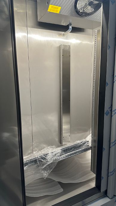 Kutano 2-Door Reach-In Refrigerator, 49 cu ft, Stainless Steel