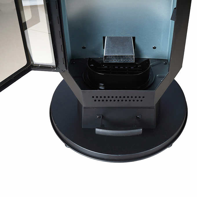 FlamePro 81”H Steel Patio Pellet Heater