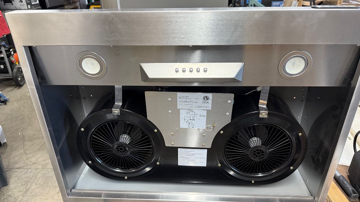 NXR EH Series 30" 800 CFM Under Cabinet Range Hood with Stainless Steel