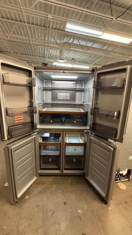 KitchenAid 19.4 cu. ft. 36-Inch Wide Counter-Depth 4-Door Refrigerator with PrintShield Finish