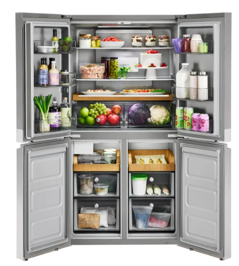 KitchenAid 19.4 cu. ft. 36-Inch Wide Counter-Depth 4-Door Refrigerator with PrintShield Finish