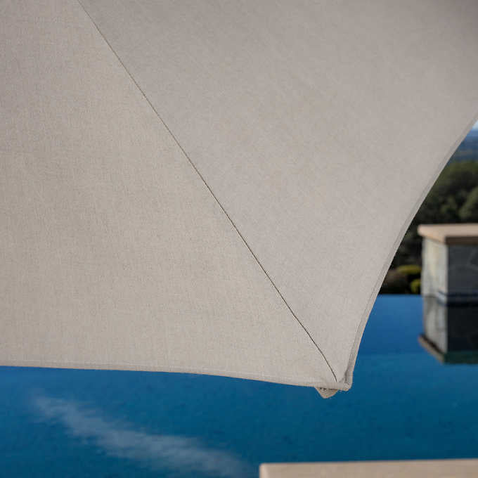 Sunvilla 10' Round Solar LED Market Umbrella