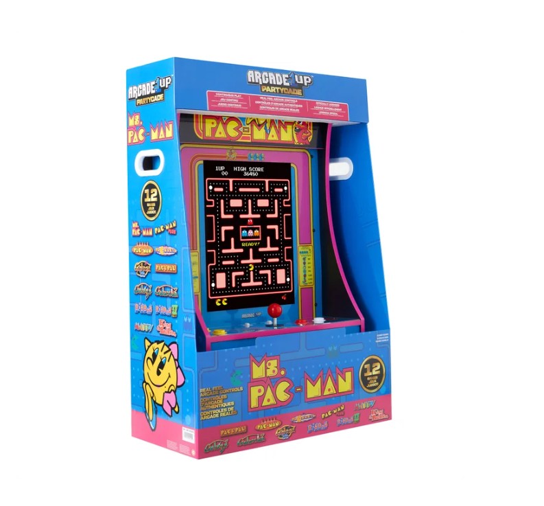 Arcade1Up Ms. PAC-MAN Partycade 12 Games in 1