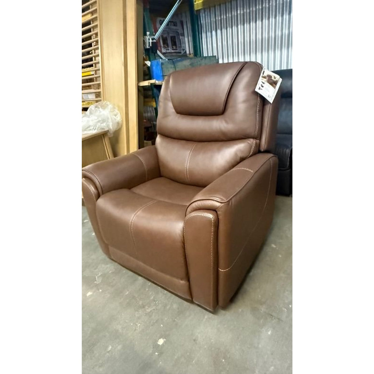 Weslin Leather Zero Gravity Power Recliner with Power Headrest