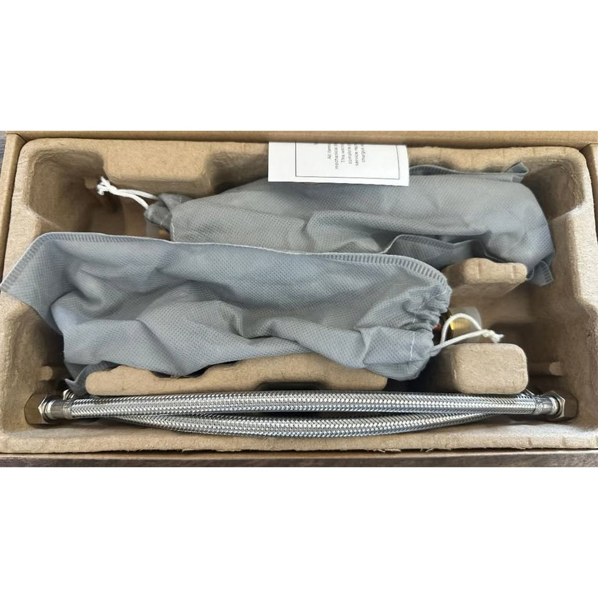 1 Set of Lavatory Faucet Handles - Brushed Nickel
