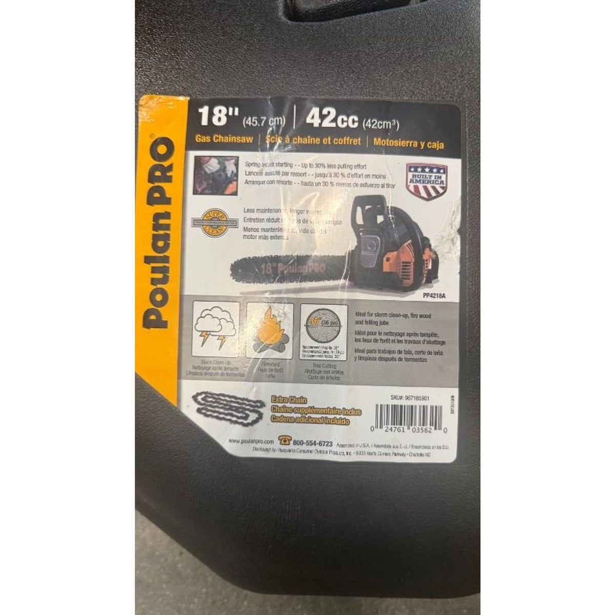 Poulan Pro PP4218 42-cc 2-cycle 18-in Gas Chainsaw