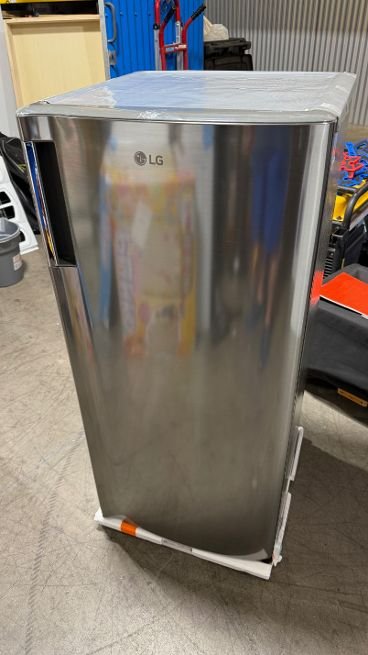 LG 6.0 cu. ft. Single Door Refrigerator with Inverter Compressor and Pocket Handle in Platinum