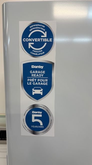 Danby 14.0 cu. ft. Frost Free Convertible Upright Freezer in White