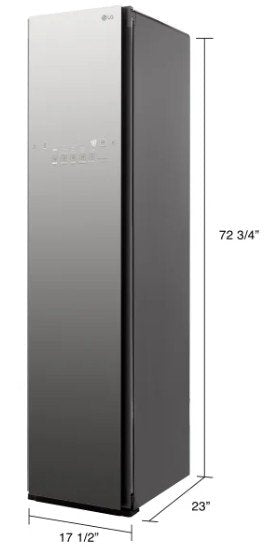 LG Styler Smart Wi-Fi enabled Steam Closet with TrueSteam and Moving Hangers