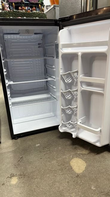 3.3 cu. ft. Retro Mini Fridge in Stainless Steel without Freezer