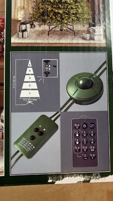 9' Pre-lit Radiant Micro LED with Twinkle Artificial Christmas Tree