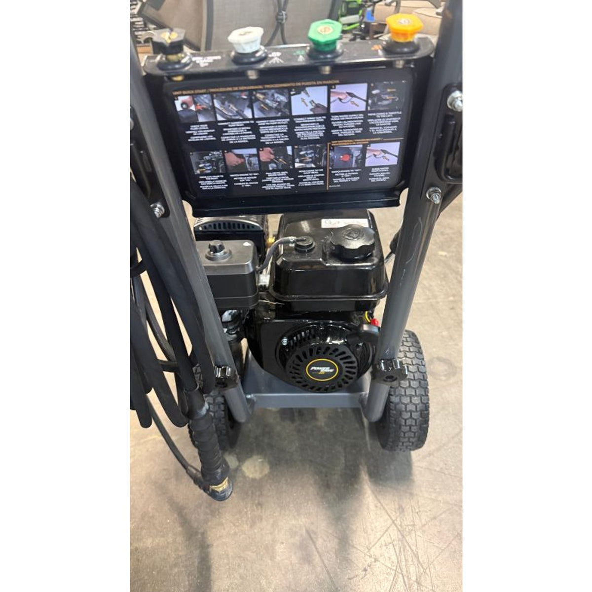BE Power 3400 PSI 2.4 GPM Gas Pressure Washer