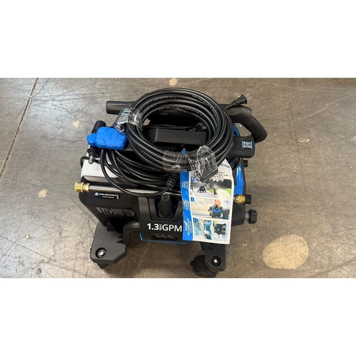 AR Blue Clean XWM2300 2300 PSI 1.3 GPM,  Electric Pressure Washer