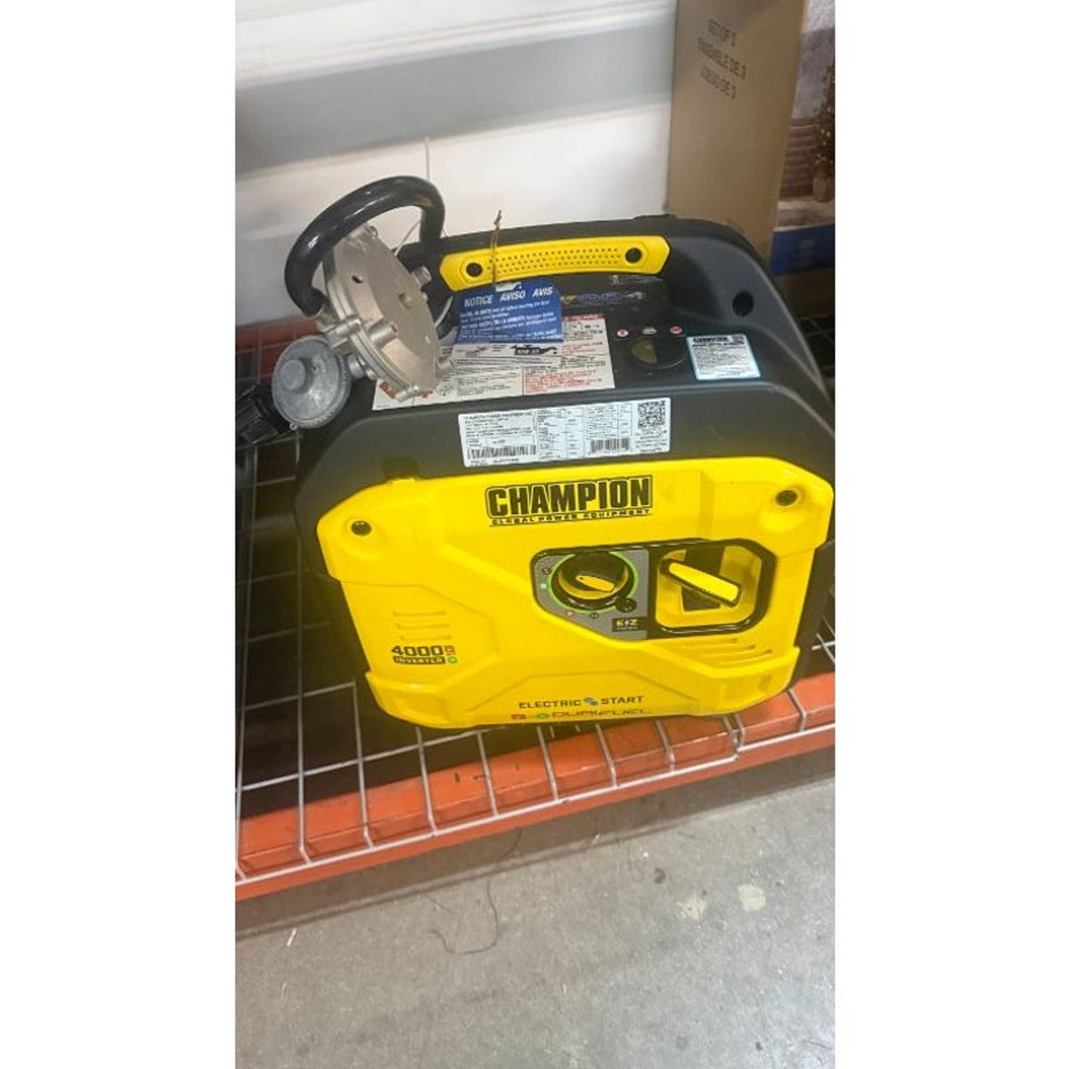 Champion 4000W Starting / 3300W Running Electric Start Dual Fuel RV Ready Inverter Generator