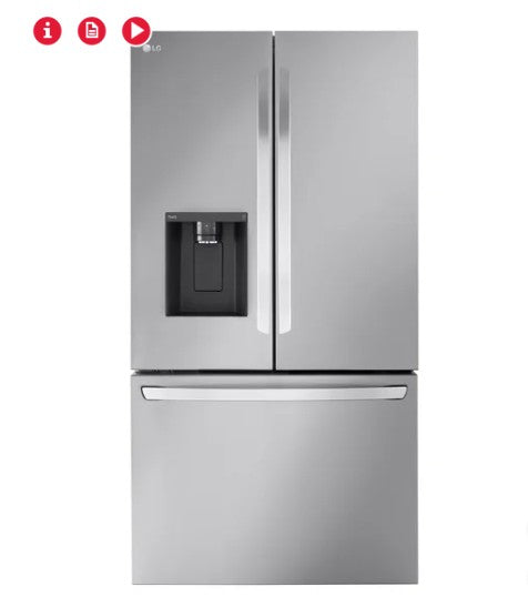 LG 31 cu. ft. Standard Depth MAX French Door Refrigerator with Dual Ice Maker