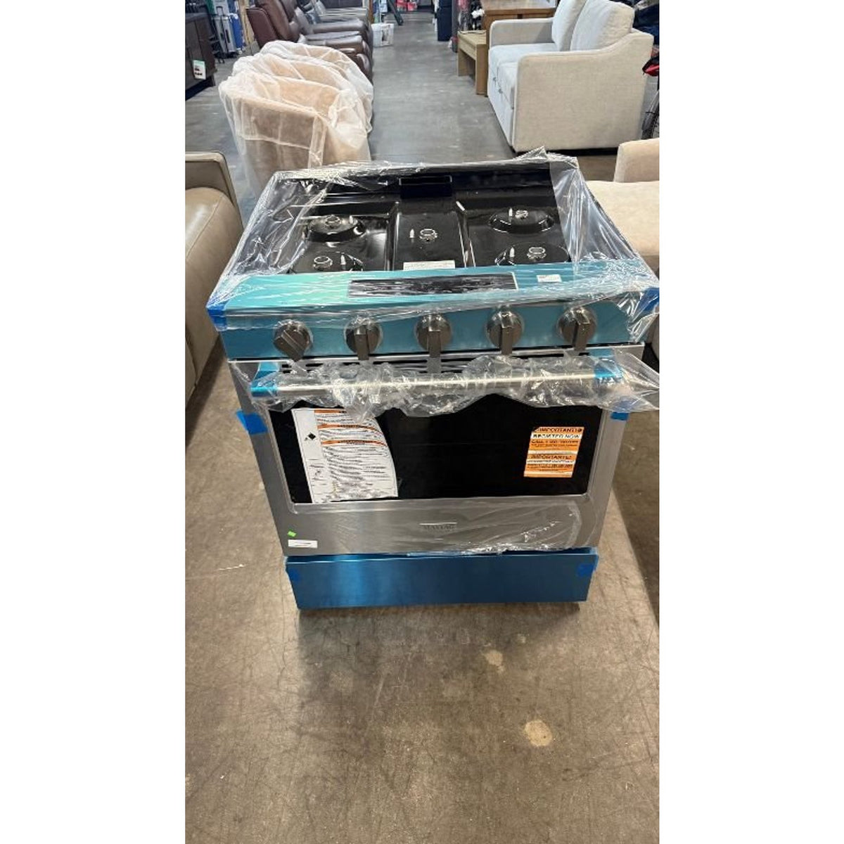 Maytag 5.0 cu. ft. Slide-in Gas Range with Grill Mode and No Preheat Air Fry