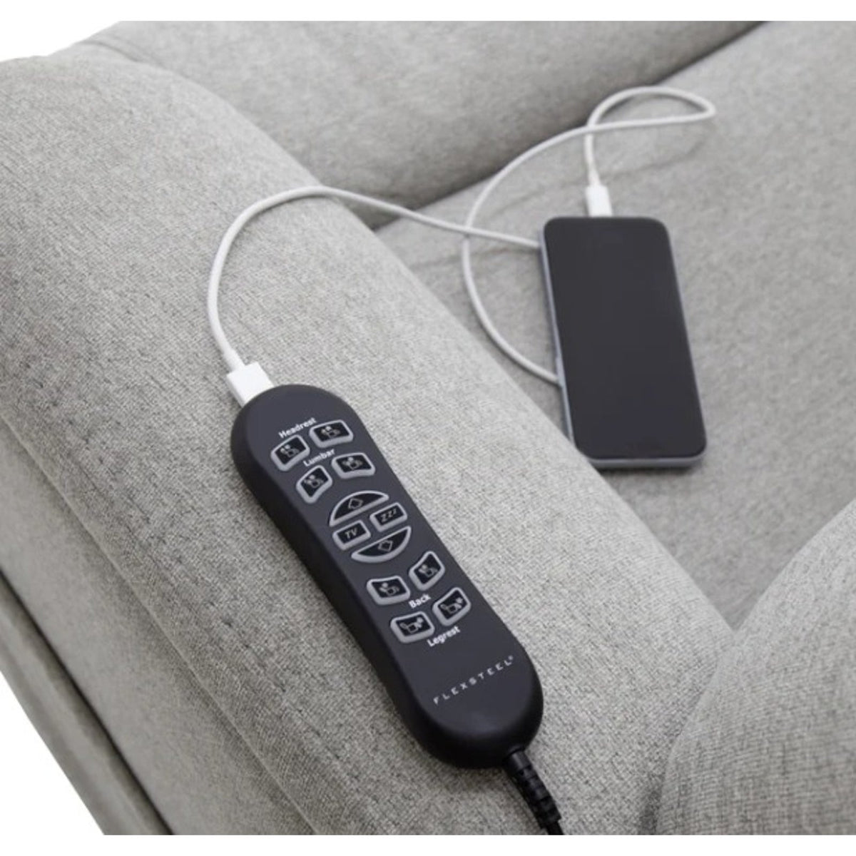 Flexsteel Zecliner Power Lift Sleep Recliner with Power Headrest and Lumbar