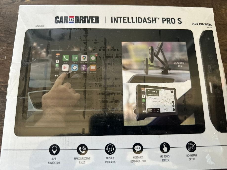 INTELLIDASH® PRO S WIRELESS EASY-MOUNT 7" IPS TOUCH DISPLAY - CAR AND DRIVER DU2000