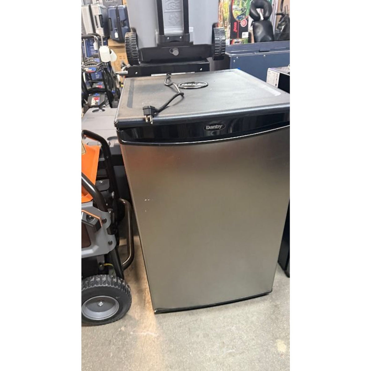 5.4 cu. ft. Dual-Tap Full Size Beer kegerator Dispenser in Stainless Steel by  Danby