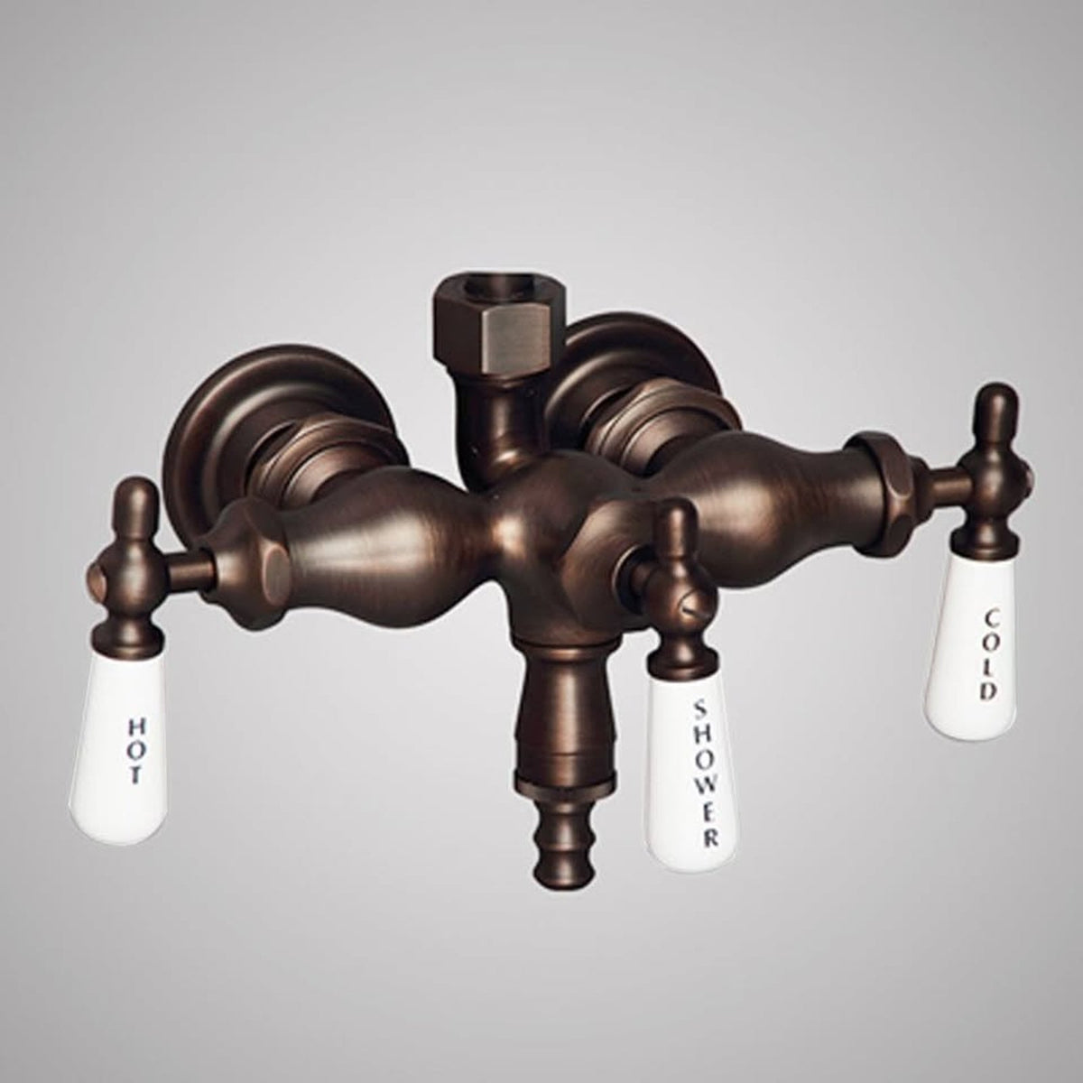 SIGNATURE HARDWARE Tub-Wall Mounted Clawfoot Tub Filler Faucet - Valve Included