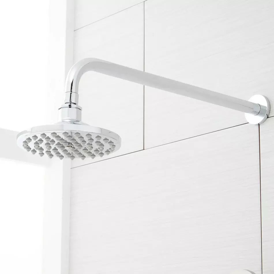 Wingfield Tub and Shower Set with Rainfall Shower Head - Chrome