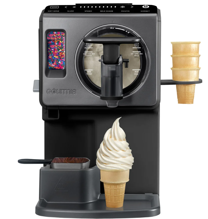 Gourmia 2 Quart Automatic Soft Serve Ice Cream and Frozen Drink Maker
