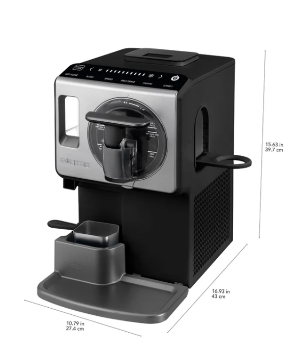 Gourmia 2 Quart Automatic Soft Serve Ice Cream and Frozen Drink Maker