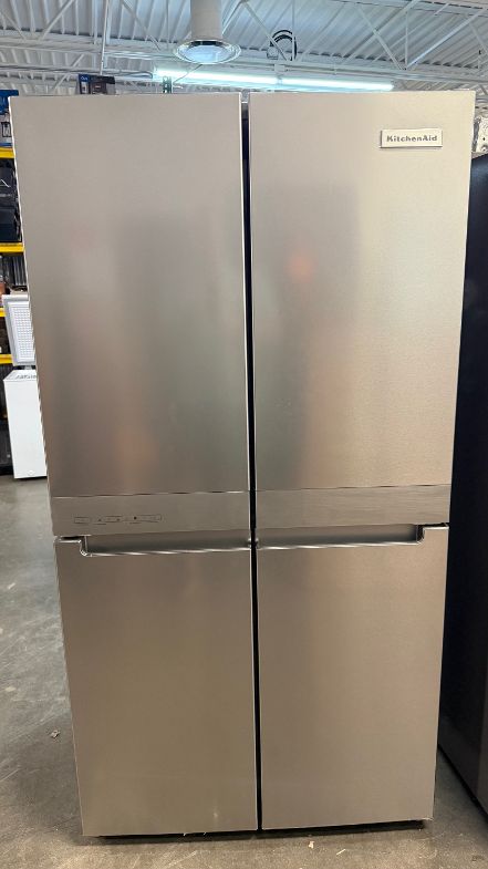 KitchenAid 19.4 cu. ft. 36-Inch Wide Counter-Depth 4-Door Refrigerator with PrintShield Finish