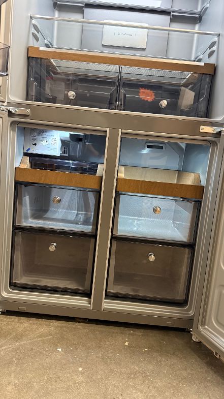 KitchenAid 19.4 cu. ft. 36-Inch Wide Counter-Depth 4-Door Refrigerator with PrintShield Finish