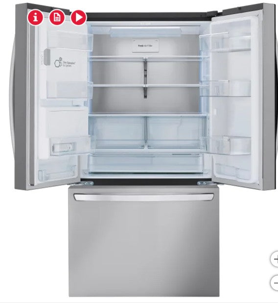 LG 26 cu. ft. Smart Counter-Depth MAX French Door Refrigerator