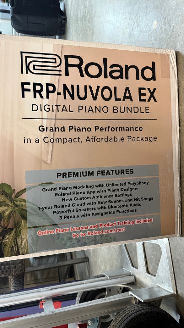 Roland FRP-NUVOLA-EX Digital Piano with Bench and Headphones