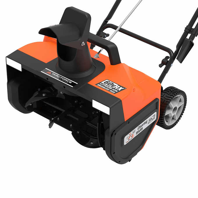 Yardforce 60v 22" Snow Thrower with 4.0Ah Battery and Rapid Charger